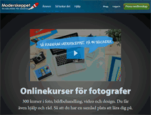 Tablet Screenshot of moderskeppet.se